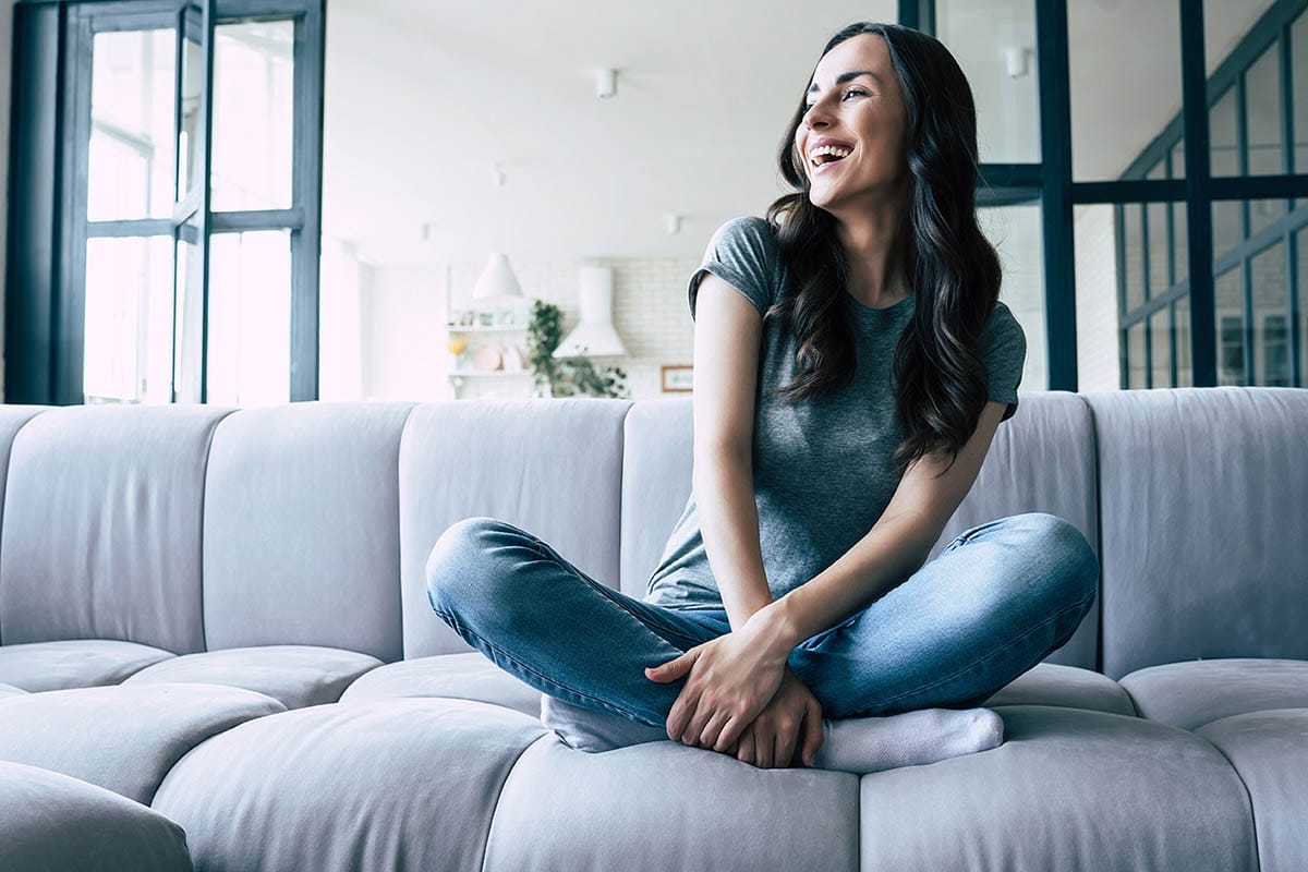 a woman enjoying sober living and drug and alcohol recovery