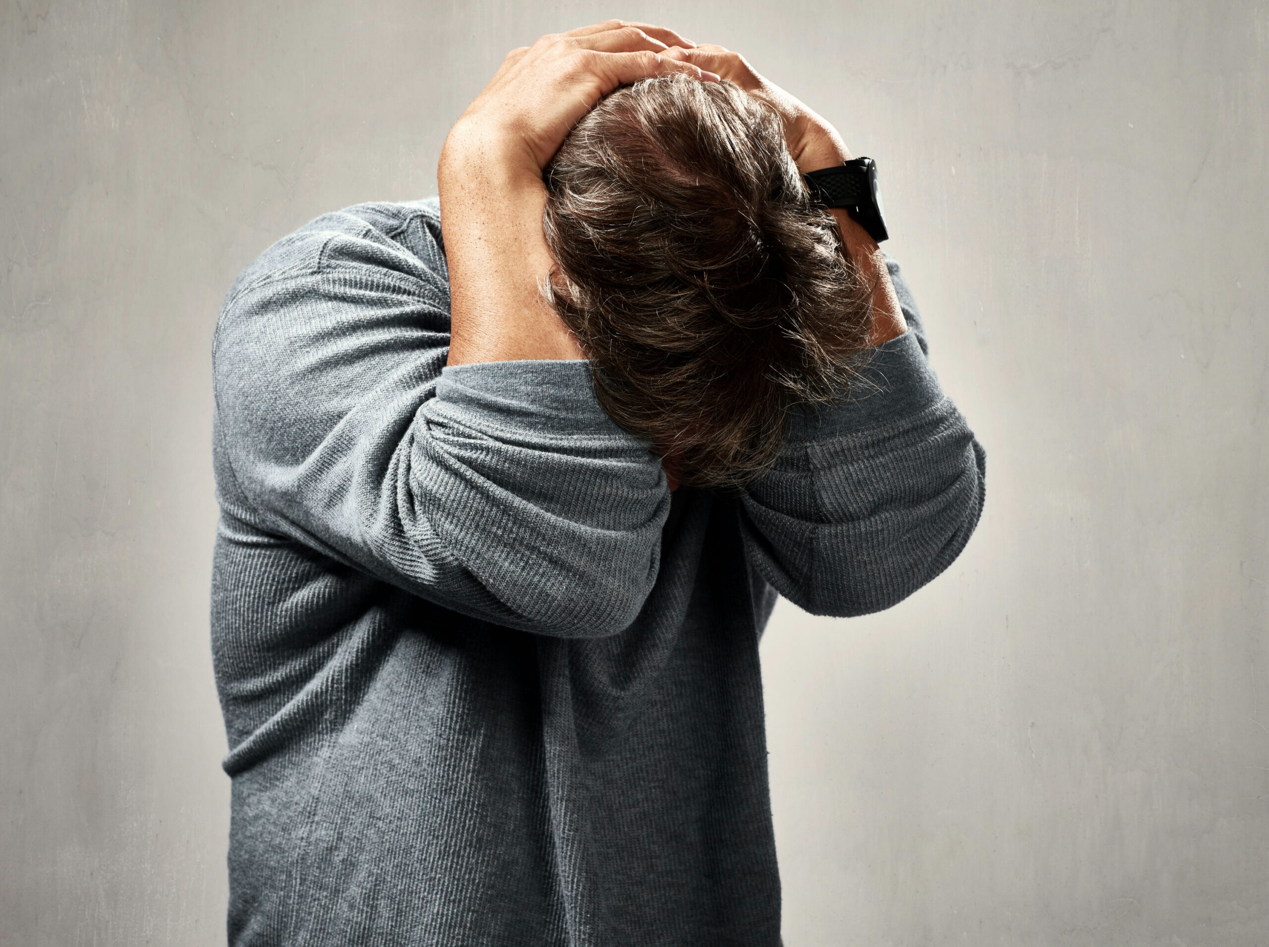 man facing challenges with a co-occurring mental health disorder