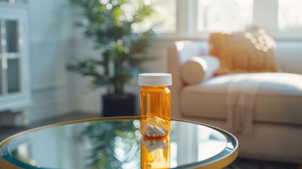 a pill bottle