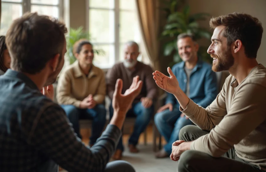 group session discussing how long benzos stay in the body