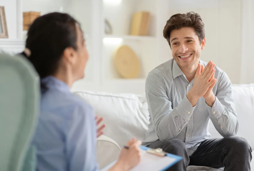 individual mental health session guided by psychologist support
