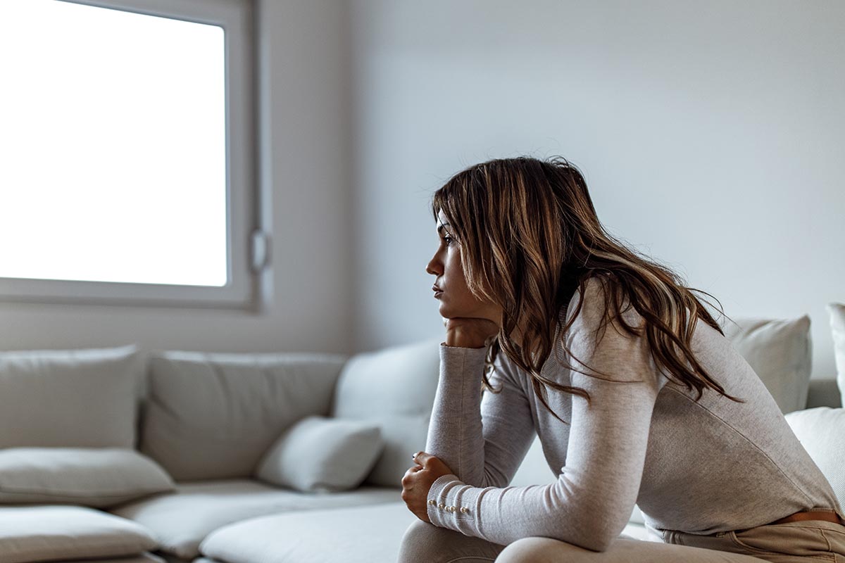 woman deals with all of the symptoms of HALT