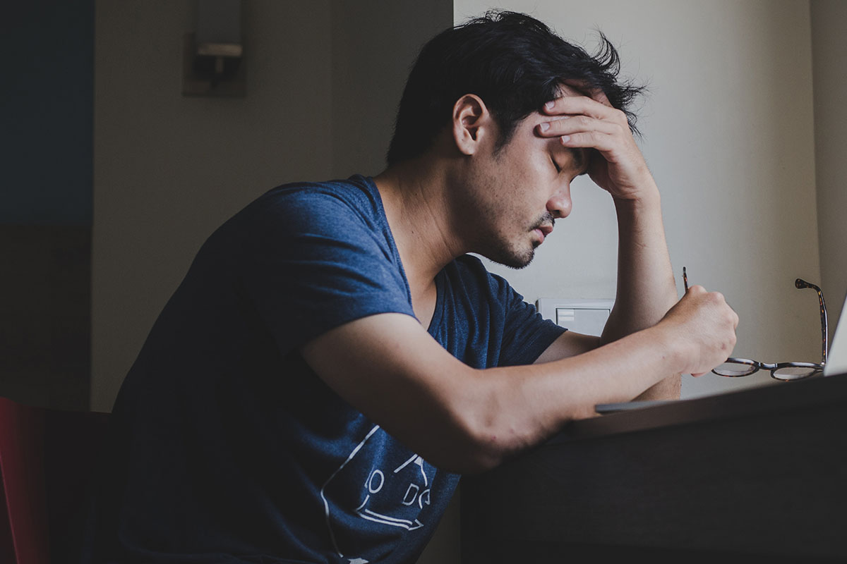 man considers if his obsession is leading to addiction