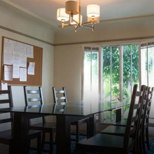 dining room table at Maryland House