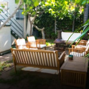 outside sitting area at Maryland House