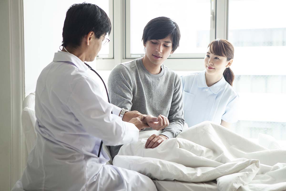 people at an exclusive inpatient addiction treatment program